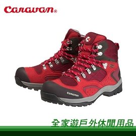 【全家遊戶外】㊣Caravan日本 G/T C1_02S 女鞋 10106-紅/高筒 登山鞋 GORE-TEX防水