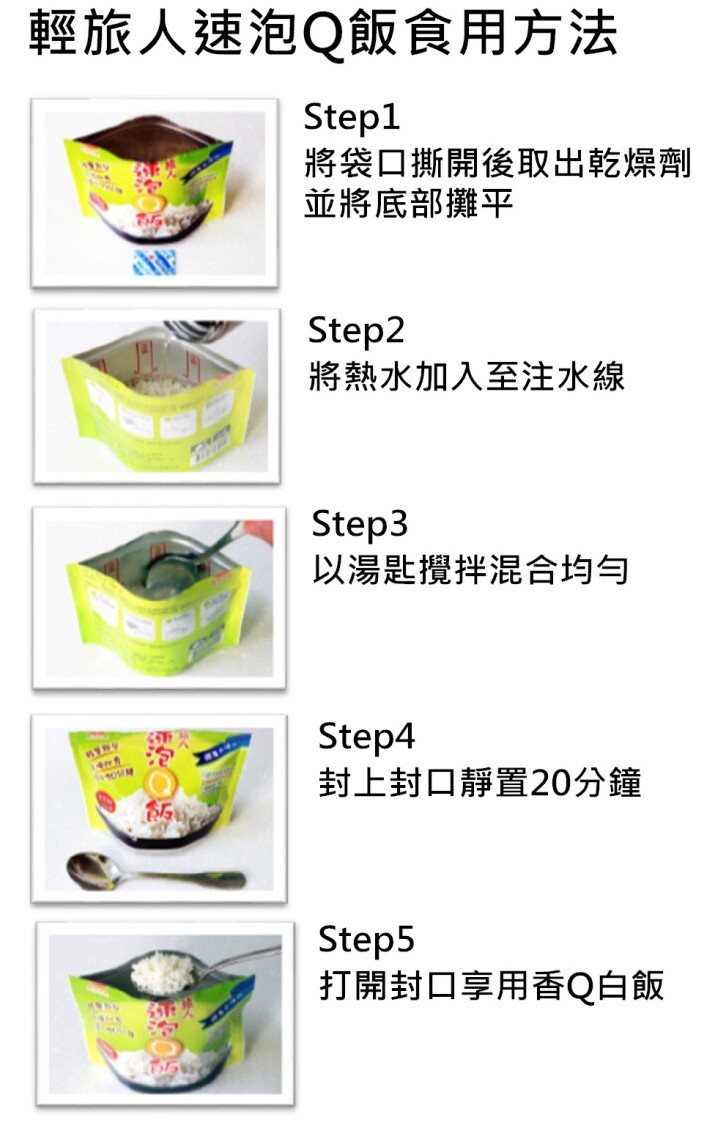 輕旅人速泡q飯登山乾燥飯 沖泡飯 防災備糧甫洲米食輕旅人速泡飯原味米香100g Pchome商店街 台灣no 1 網路開店平台 輕旅人速泡q飯登山乾燥飯 沖泡飯 防災備糧甫洲米食輕旅人速泡飯原味米香100g Pchome商店街 台灣no 1 網路開店平台