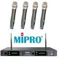 亞洲樂器 MIPRO ACT-2414A 分離式天線1U四頻道接收機、無線麥克風組、手持可免費更換頭戴or領夾麥克風