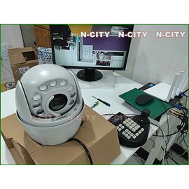 (N-CITY)500萬畫素戶外紅外線調光(TVI/AHD)PTZ攝影機-39倍快速球SPEED DOME+雨刷(H99)