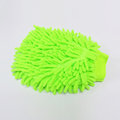 【iMOVER專業汽修】毛巾洗車手套 螢光綠 去汙洗車毛巾 清潔工具 汽車用品