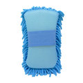 【iMOVER專業汽修】超細纖維洗車手套 天空藍 去汙洗車海綿 清潔工具 汽車用品