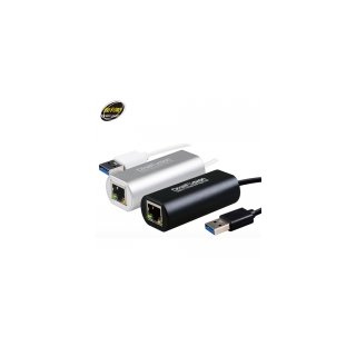 【伽利略】AU3HDVB USB3.0 Giga Lan 網路卡 鋁合金-黑色