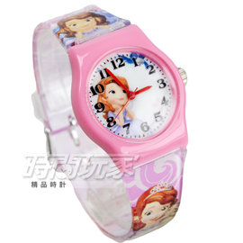 Disney 迪士尼 時尚卡通手錶 蘇菲亞小公主 兒童手錶 數字女錶 粉紅色 D蘇菲亞B小