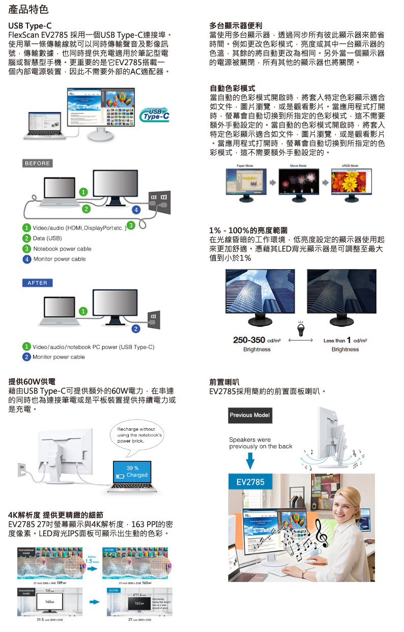 FlexScan EV2785 - PChome 商店街