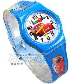 Disney 迪士尼 時尚卡通手錶 汽車總動員 CARS 兒童手錶 數字 男錶 藍色 DCARSB01小