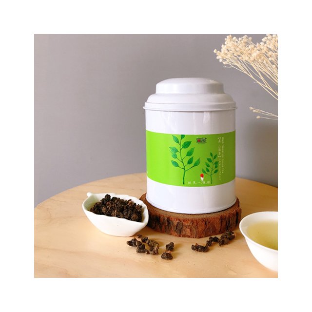 ◆阿里山金萱綠茶◆初見一抹綠—100g 故事款圓鐵罐裝