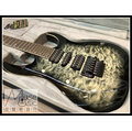 【苗聲樂器Ibanez旗艦店】Ibanez Premium RG970QMZ 印尼廠黑色雲紋大搖電吉他