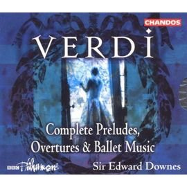 CHAN9787-4 (絕版)威爾第：前奏曲，序曲和芭蕾音樂 全集 Verdi:Complete Preludes,Overtures&amp;Ballet (Chandos)