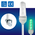 (日機)LED警示燈導光柱型警示燈 透明罩警示燈積層燈/三色燈/報警燈適用各類機械,自動化設備使用NLA70DC-3B2D