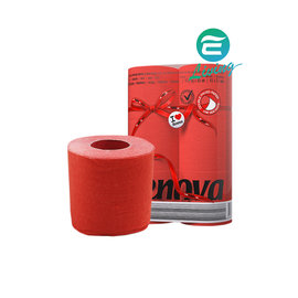 【易油網】RENOVA 紅色 浴廁用衛生紙 (一組六捲) #20763