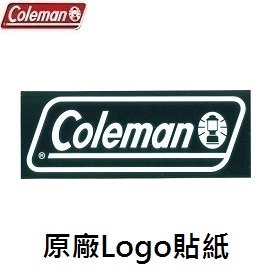 [ Coleman ] 原廠Logo貼紙 黑 S / CM-10524