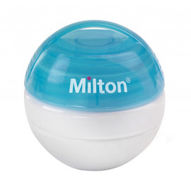 英國 Milton 米爾頓 攜帶式奶嘴消毒球(需搭配迷你消毒錠同時使用) 冰河藍