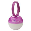 英國 milton 米爾頓 攜帶式奶嘴消毒球 需搭配迷你消毒錠同時使用 桃紫色