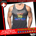 美國Andrew Christian 彩虹印花性感背心 Gay As Glitter 2668-VINBL