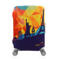 DF 生活趣館 - 行李箱保護套防塵套圖案款L尺寸適用26-28吋-共3色