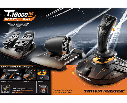 THRUSTMASTER T.16000M FCS Hotas Flight Pack (for PC) - PChome 商店街