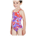 特價 SPEEDO 2歲~5歲幼童 連身泳裝 獨角獸 蝴蝶結 SD811446C196 紫 紅 (身高:92~110CM)
