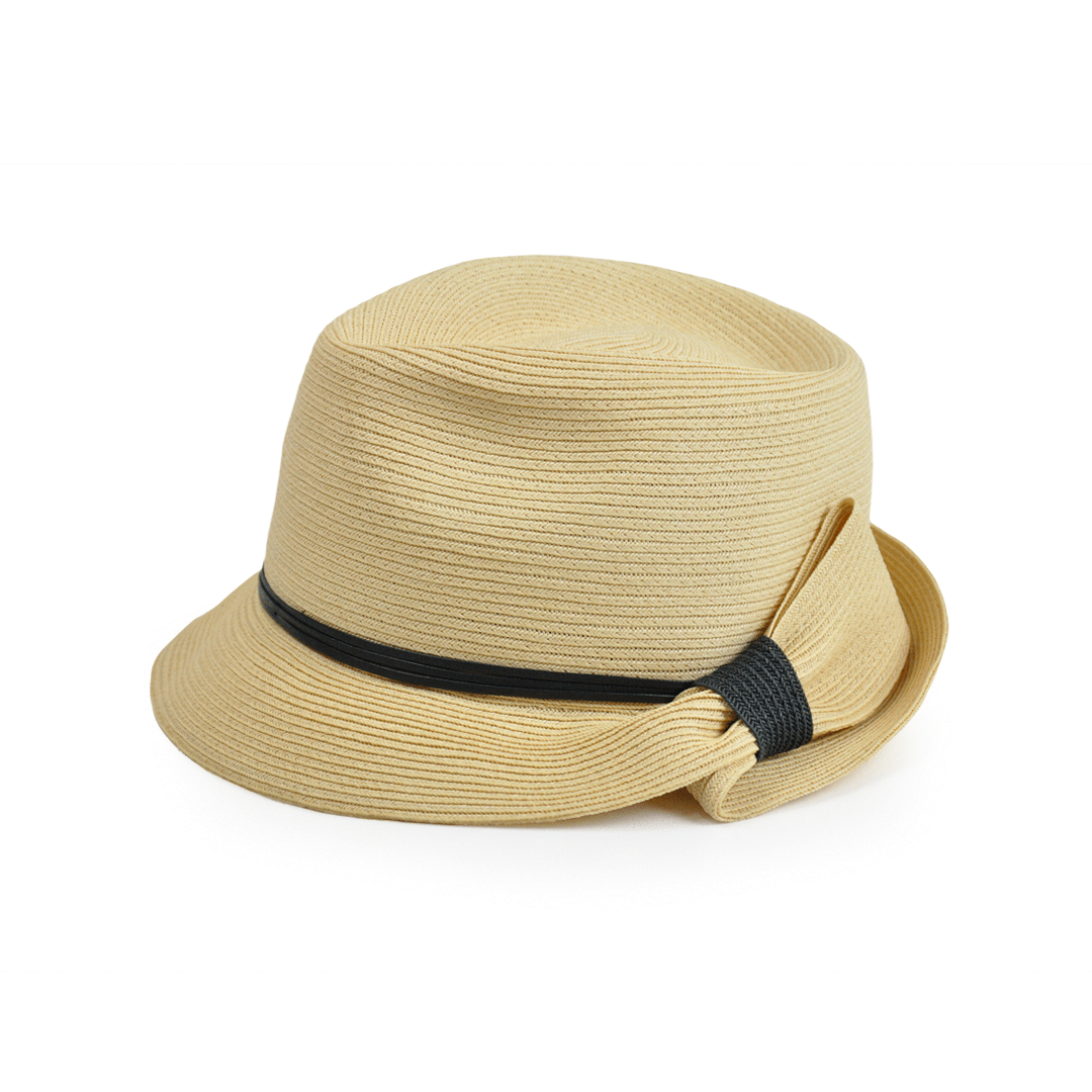 [紙在乎你Natural Club]日系短檐紙編紳士帽 #200H501411 米白色 台灣素材 日本製(耐水洗、抗UV)