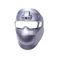 【變色眼罩】ARC-513-1代 護目鏡LED照明面罩(銀色塑膠框) 不含自動變光焊接護目鏡 ARC-513-13-FLAS