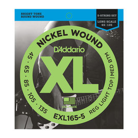 ☆唐尼樂器︵☆美國製 Daddario EXL165-5 (45-135) Bass 5弦鎳弦套弦