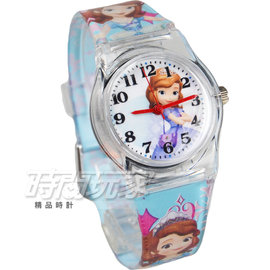 Disney 迪士尼 時尚卡通手錶 蘇菲亞 小公主 兒童手錶 數字 女錶 D蘇菲亞小B1 時間玩家