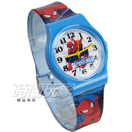 Disney 迪士尼 卡通手錶 漫威 蜘蛛人 兒童手錶 男錶 藍 D蜘蛛人大B1 時間玩家