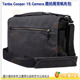 [24期零利率/免運] Tenba Cooper 15 酷拍肩背帆布包 637-404 灰 公司貨 15吋筆電 相機包 側背包