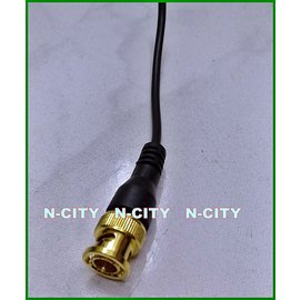 (N-CITY)BNC公頭轉2芯 免焊監控攝影機接頭BNC公轉正負(工程專用)