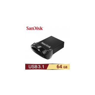 【SanDisk】CZ430 ULTRA Fit USB3.1 隨身碟 64GB
