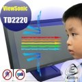 ® Ezstick 抗藍光 優派 ViewSonic TD2220 專用 防藍光螢幕貼 (鏡面或霧面)