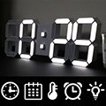 遙控式3D立體LED數字時鐘/鬧鐘(大款)