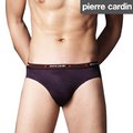 Pierre Cardin皮爾卡登 萊卡彈性琱絲三角褲(紫)