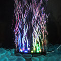 [投資團購批發]魚缸造景裝飾七彩色水族燈LED潛水燈魚缸燈氣盤燈圓形氣泡燈50入
