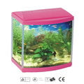 [投資團購批發]萊歐魚缸水族用品寵物箱帶LED燈和過濾器材5入
