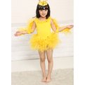 A013可愛兒童小黃鳥小黃鴨小雞裝化裝舞會表演造型派對服