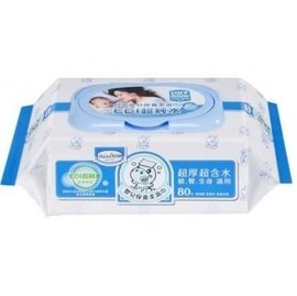 【貝恩 BAAN】 嬰兒保養柔濕巾-無香料80抽x24包(箱購)