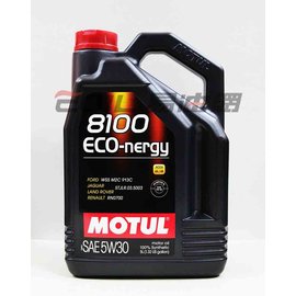 【易油網】MOTUL 8100 5W30 ECO-NERGY 5L 全合成機油【整箱購買】