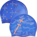 【線上體育】 speedo 成人雙面矽膠泳帽 tango vision reversible 藍橘 sd 809337 b 945