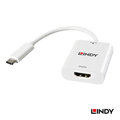 【免運 】LINDY 林帝 主動式 USB3.1 Type-C to HDMI1.4 4K/30Hz轉接器 (43244)