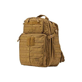 美國 5.11 一日背包 RUSH 24 Backpack (MAX 37公升) -土黃色 -#5.11 58601131