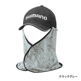 ◎百有釣具◎SHIMANO SUN PROTECTION AC-069Q 防曬多功能面罩(不含帽子) 迷彩 /碎紋灰色