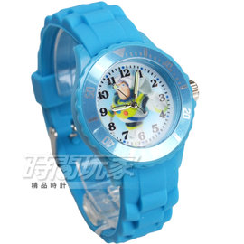Disney 迪士尼 玩具總動員 巴斯光年 兒童手錶 橡膠 水藍 DU-3042巴斯