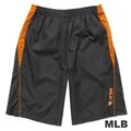 MLB-美國職棒大聯盟風衣布撞色運動短褲-深灰 (男)