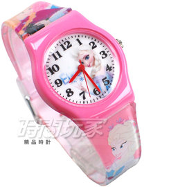 Disney 迪士尼 冰雪奇緣 卡通手錶 艾紗公主 兒童手錶 數字 女錶 粉紅色 D冰雪小PA