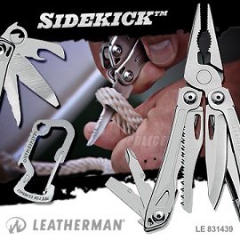 [ LEATHERMAN ] Sidekick工具鉗 尼龍套 / 附D型環開瓶器 / 14 tools / 831439-n