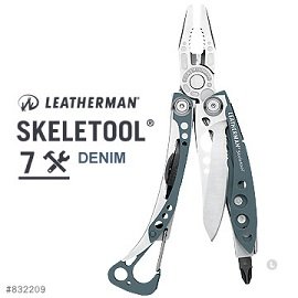 [ LEATHERMAN ] Skeletool工具鉗 灰藍 / 7 tools / 832209