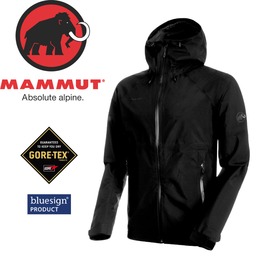 【MAMMUT Convey Tour HS Hooded Jacket 男《黑》】1010-26030-0001/長毛象/Gore-Tex 2.5層//耐磨風雨衣/連帽防水外套