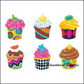 【T-10979】Cupcakes The Bake Shop Classic Accents Variety Pack 杯子蛋糕萬用圖卡