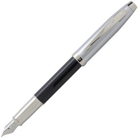 美國 西華 SHEAFFER 100系列 黑桿 銀蓋 鋼筆 (SGC9313PN) 附贈吸墨器